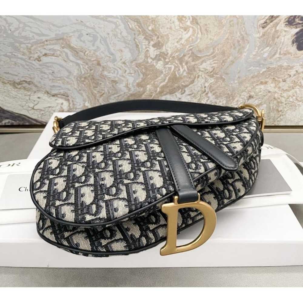 Dior Saddle cloth handbag - image 8