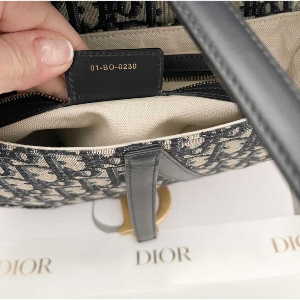 Dior Saddle cloth handbag - image 9