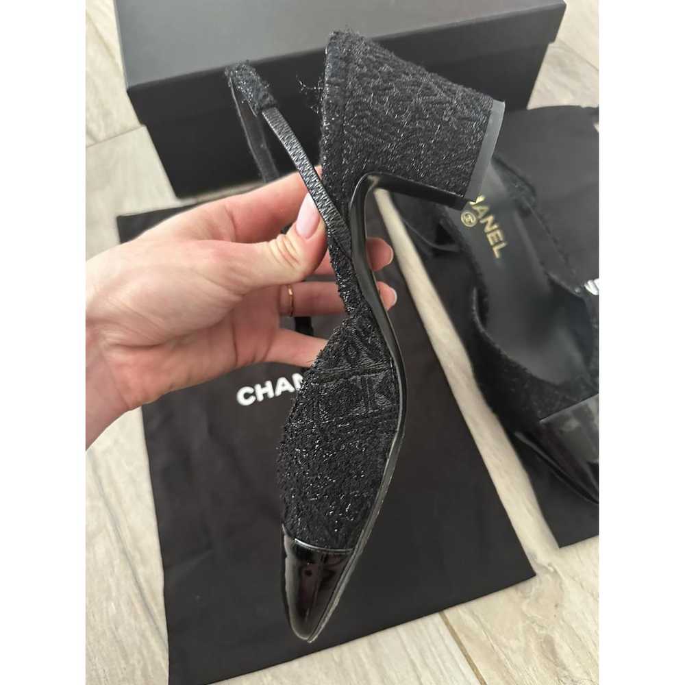 Chanel Tweed heels - image 8