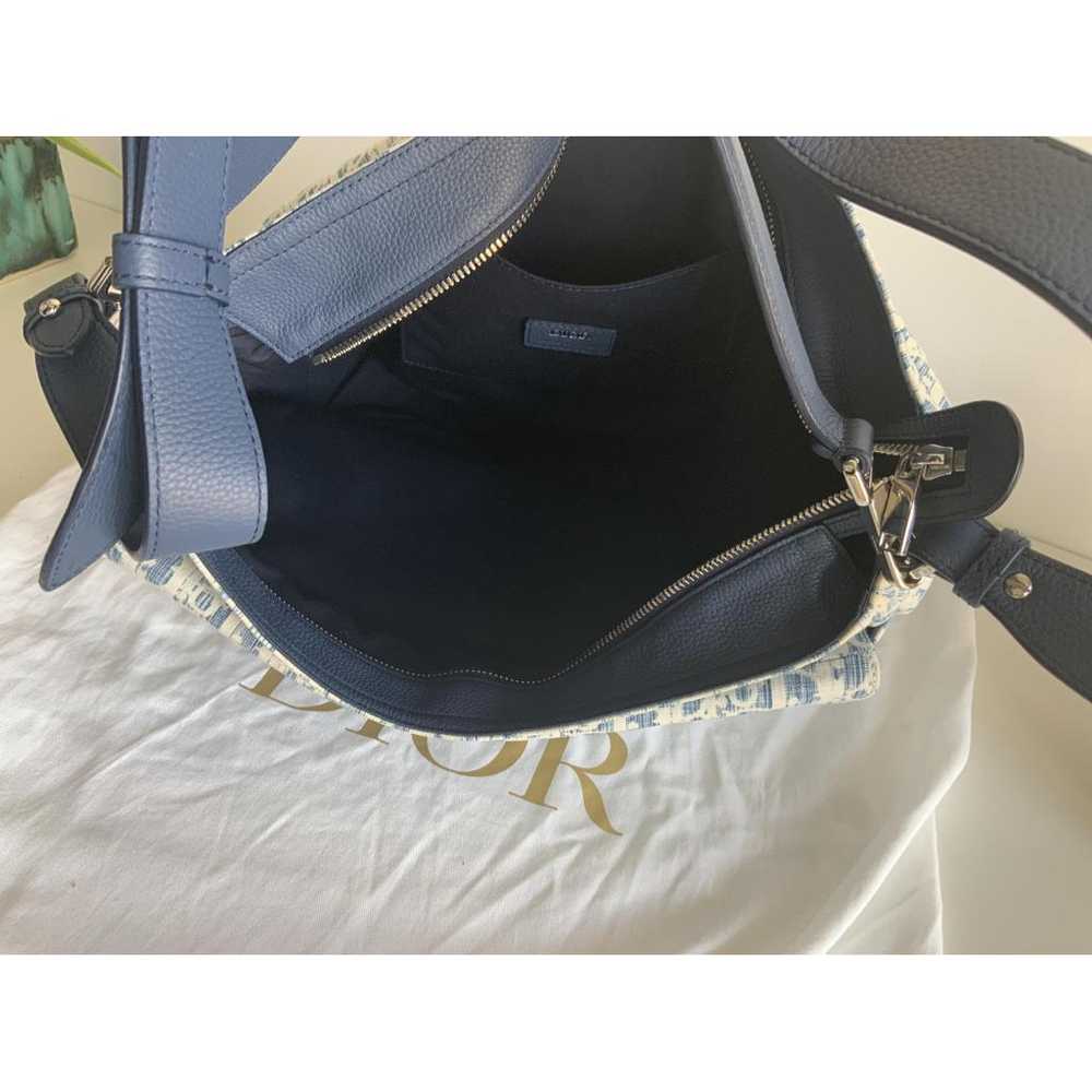 Dior Saddle cloth satchel - image 5