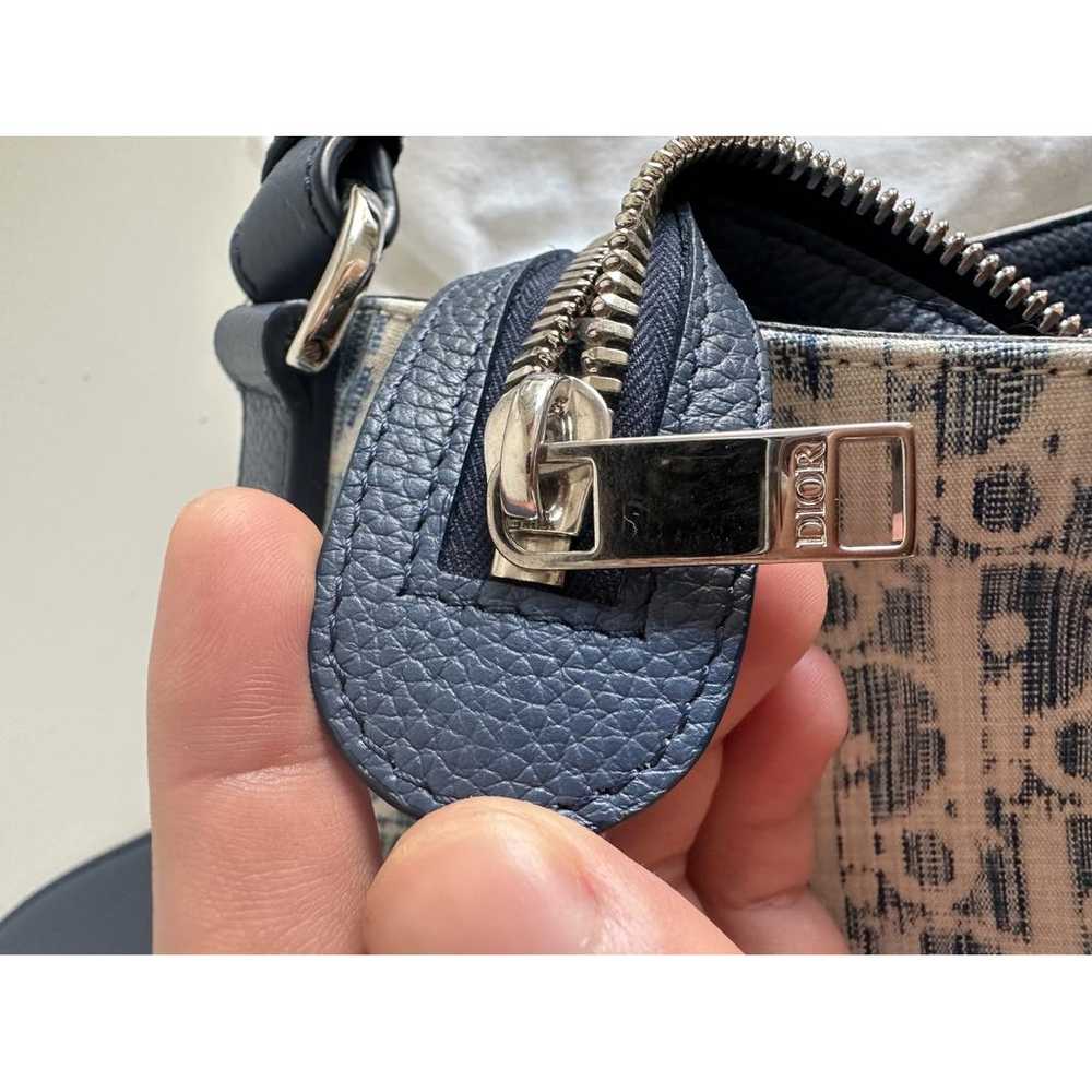 Dior Saddle cloth satchel - image 7