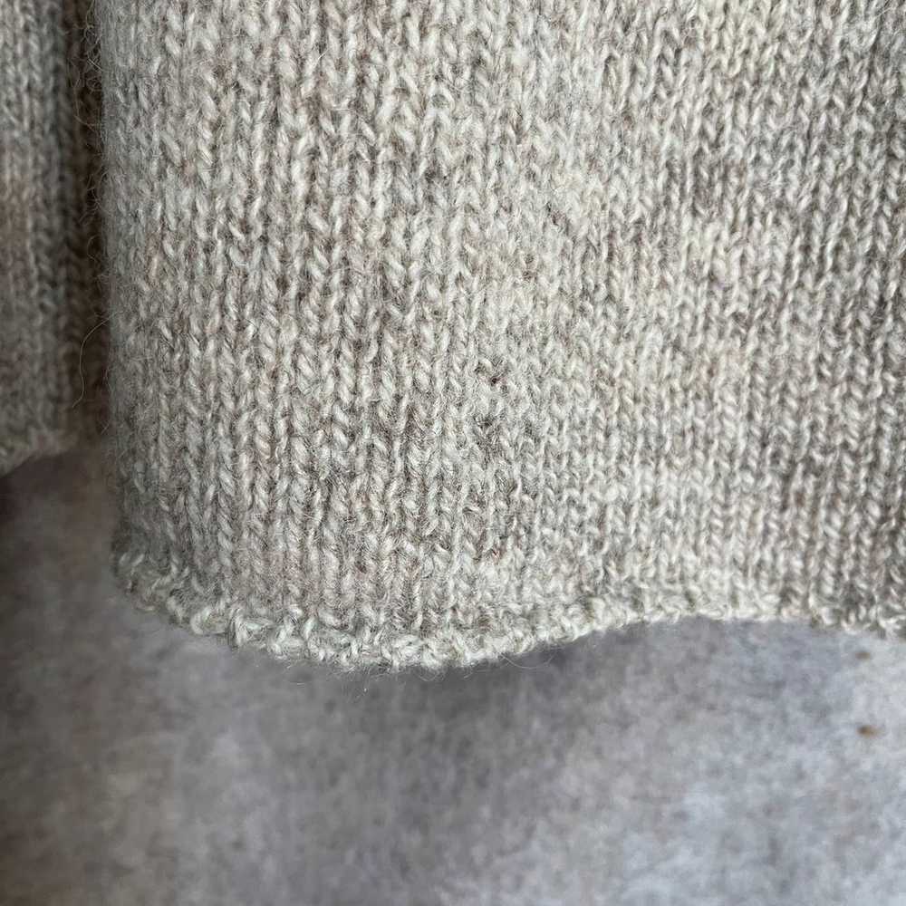 Vintage Woolrich Beige Wool Cardigan Sweater Size… - image 9