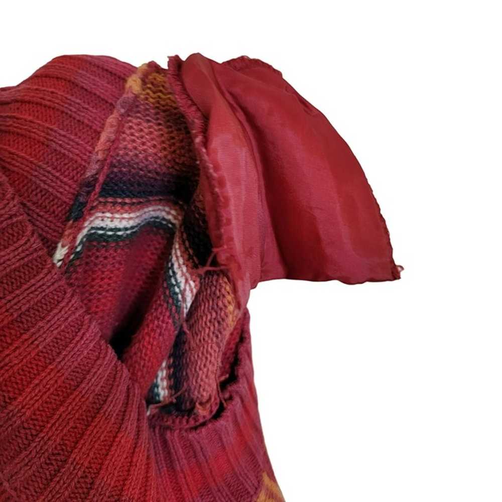 American Vintage Tiara International Red Knitted … - image 6