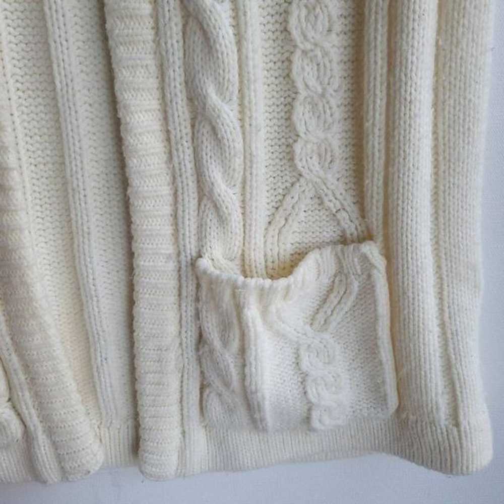 Emporium-Capwell vintage cream sweater vest sz La… - image 5