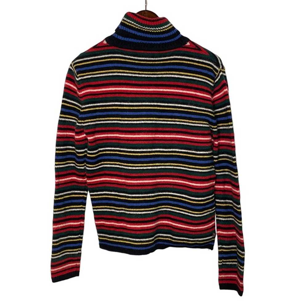 Ralph Ralph Lauren Vintage Striped Wool & Angora … - image 2