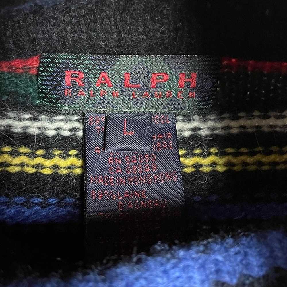 Ralph Ralph Lauren Vintage Striped Wool & Angora … - image 6