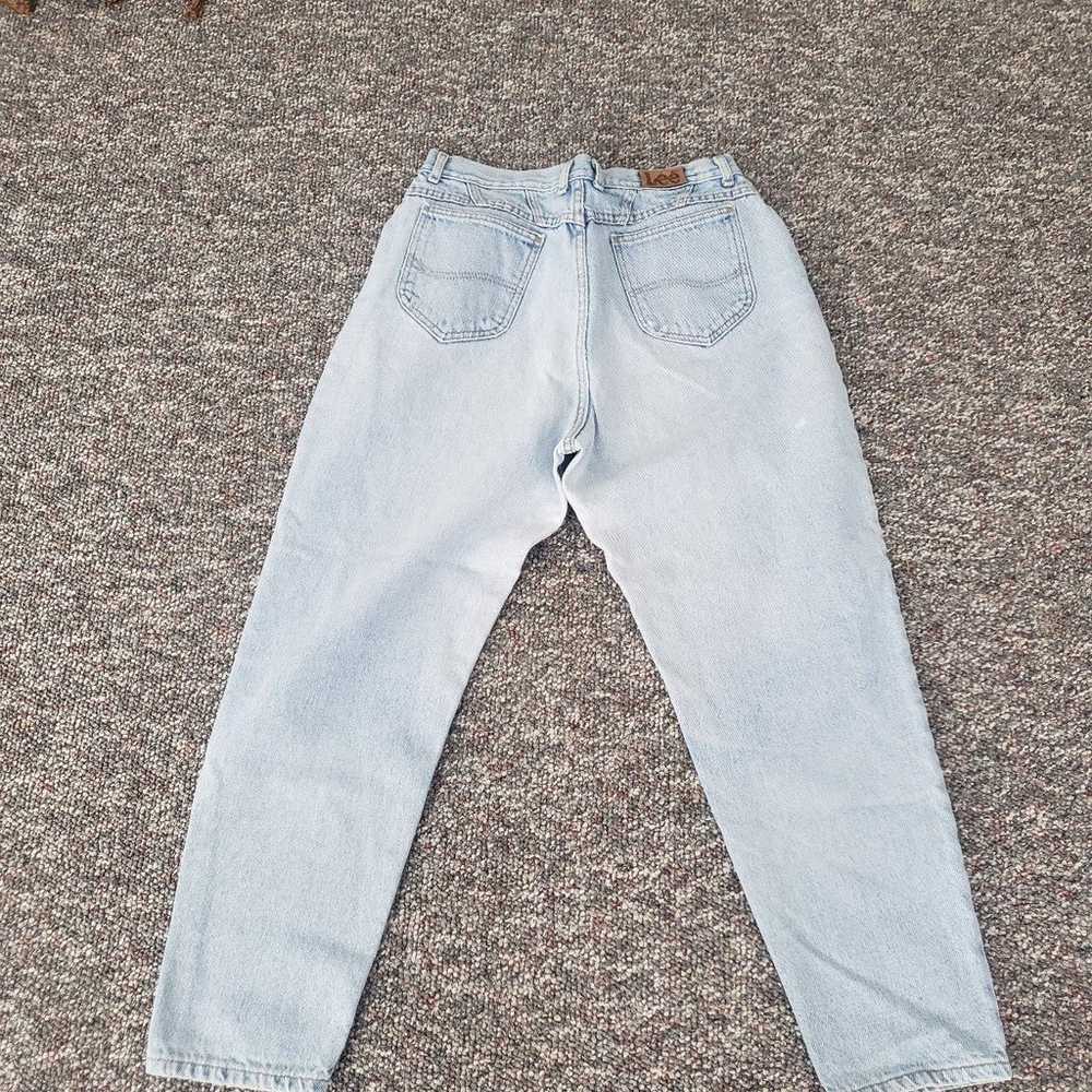 90s Lee Light Wash Mom Jeans - image 3