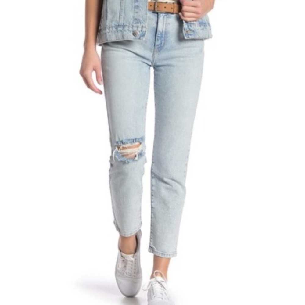 Current/Elliott Vintage Crop High Waisted Jeans i… - image 1