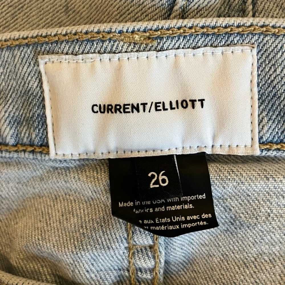 Current/Elliott Vintage Crop High Waisted Jeans i… - image 9