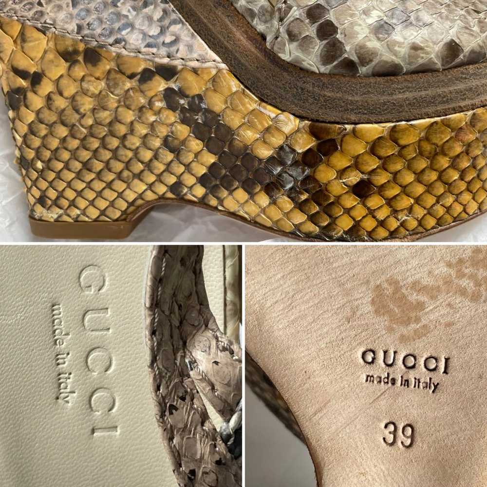 Gucci Python heels - image 7