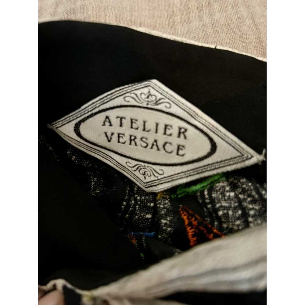 Versace Velvet straight pants - image 2
