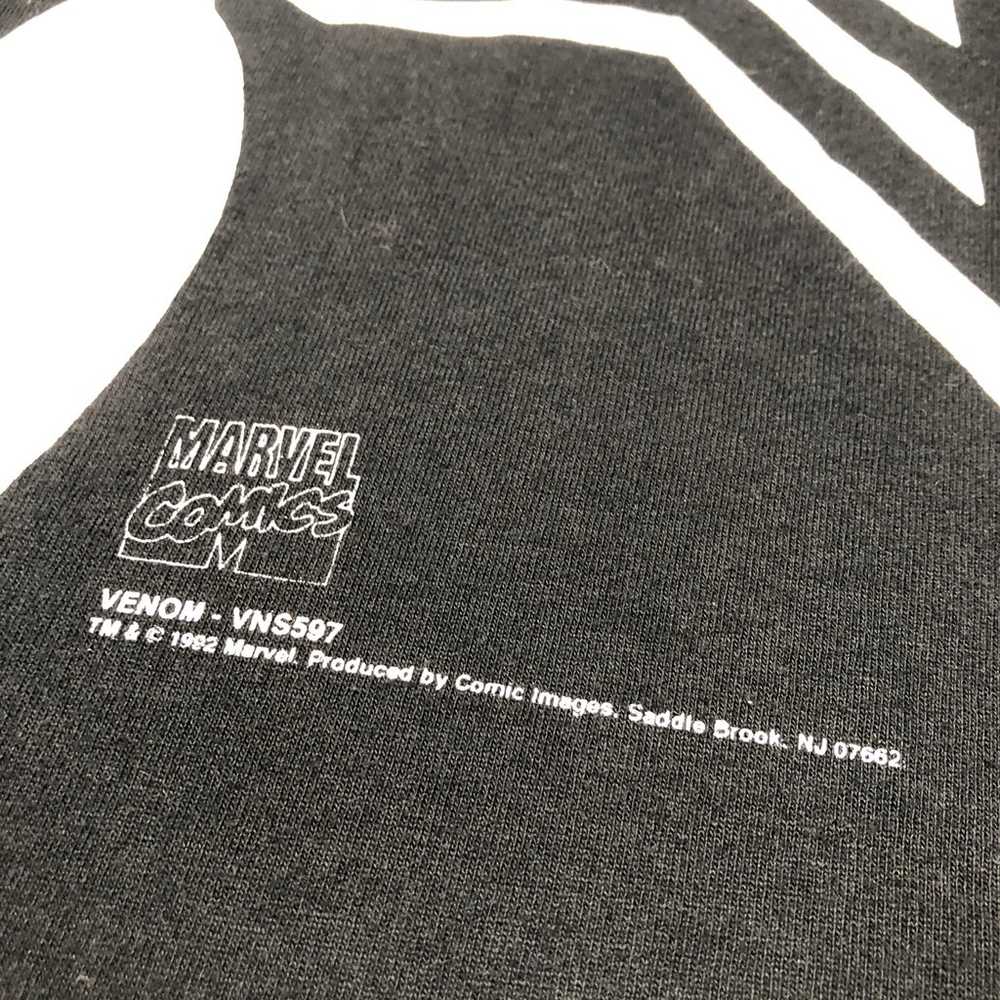 Vintage 1992 Venom Marvel Comics T-Shirt XL Black… - image 3