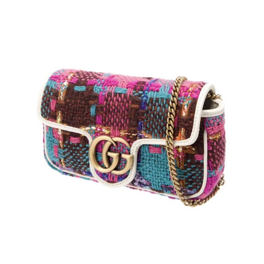 Gucci Gg Marmont tweed crossbody bag - image 2