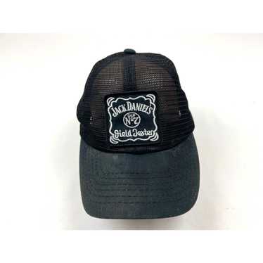 Vintage Jack Daniels Hat Cap Snapback Black White… - image 1