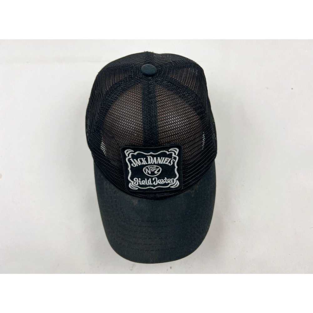Vintage Jack Daniels Hat Cap Snapback Black White… - image 2