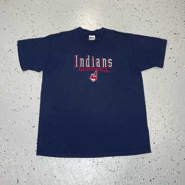 Vintage 1998 Cleveland Indians Baseball T-Shirt M… - image 1