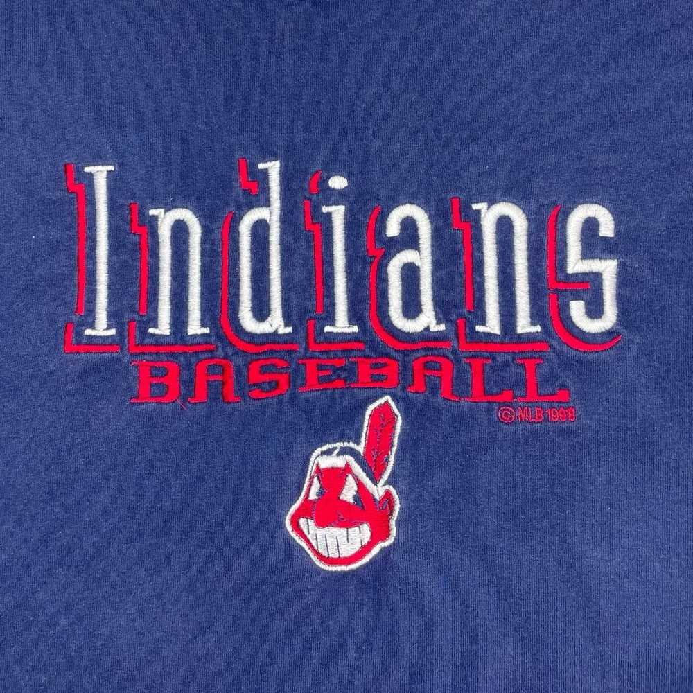 Vintage 1998 Cleveland Indians Baseball T-Shirt M… - image 2