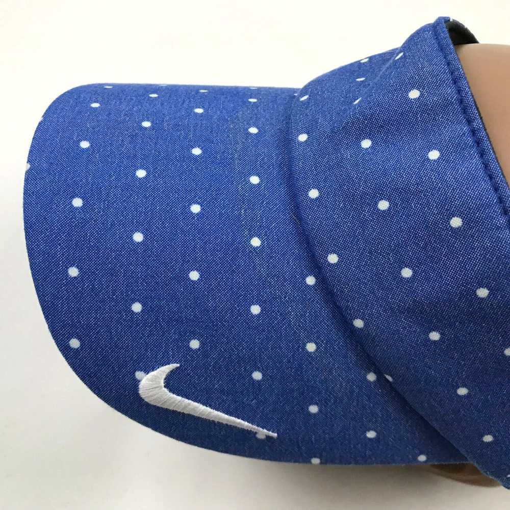Nike Nike Visor Hat Cap Strapback Blue White Adju… - image 3