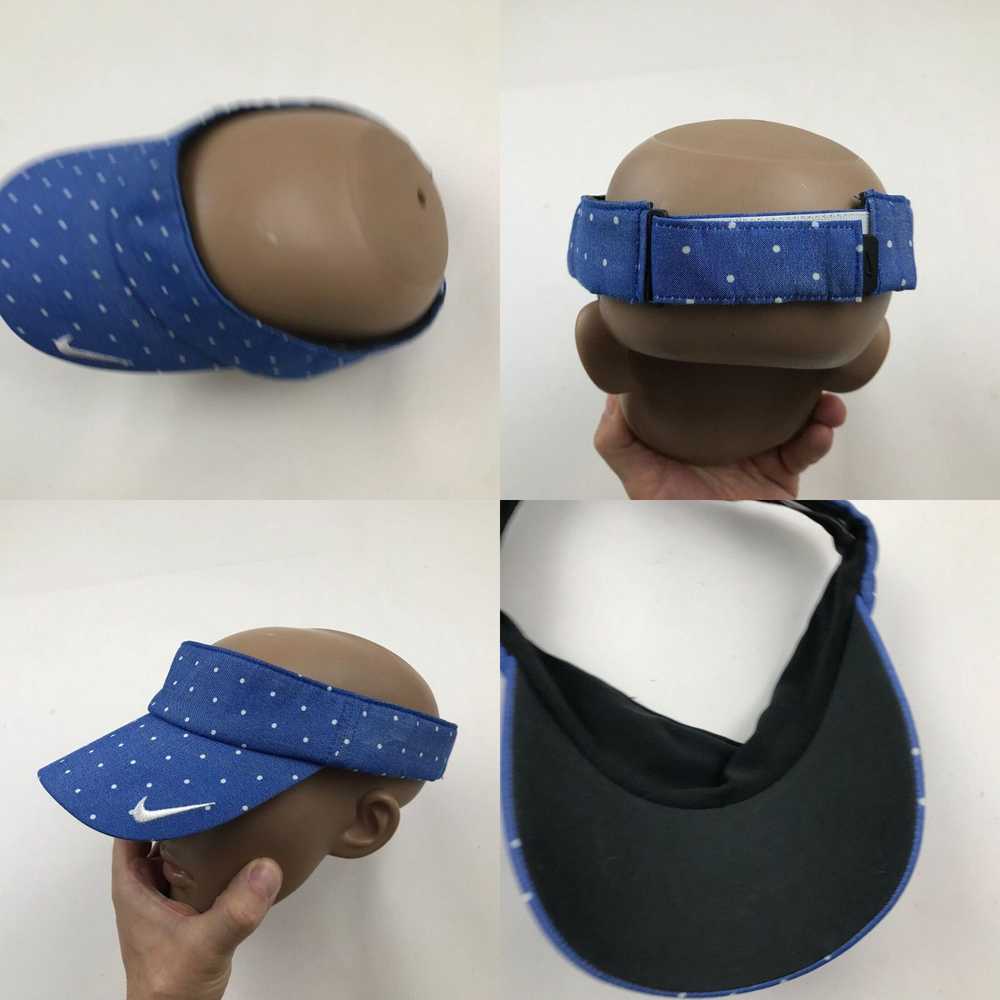 Nike Nike Visor Hat Cap Strapback Blue White Adju… - image 4