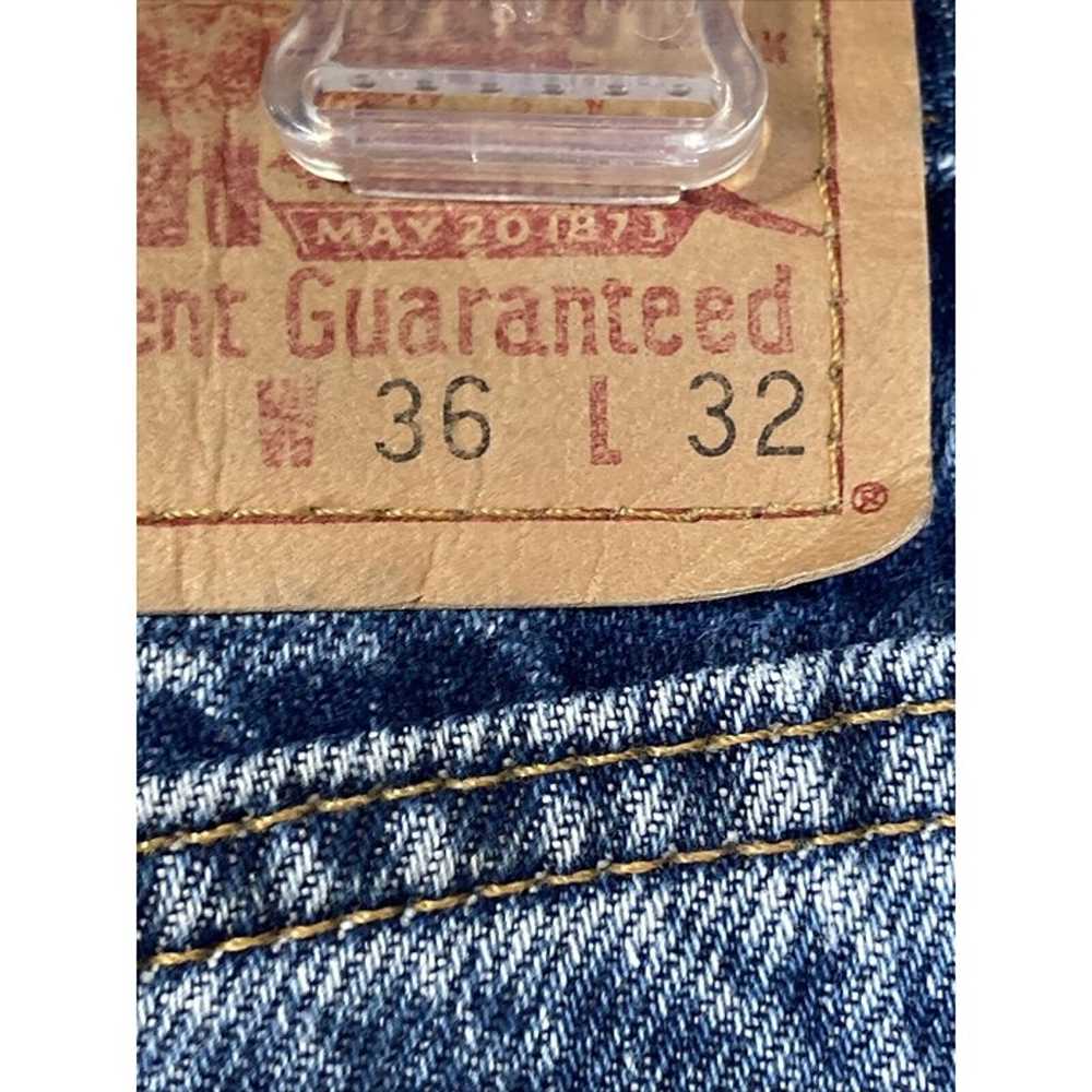 VTG Levis 550 Jeans Mens Tag 36x32 Medium Denim D… - image 4