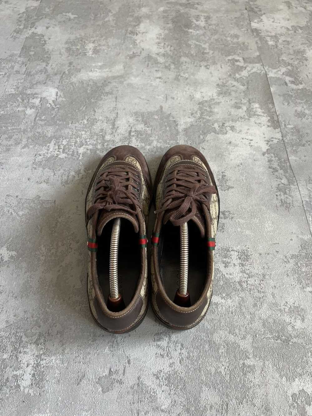 Gucci × Luxury × Vintage Gucci Low Top Sneakers B… - image 4