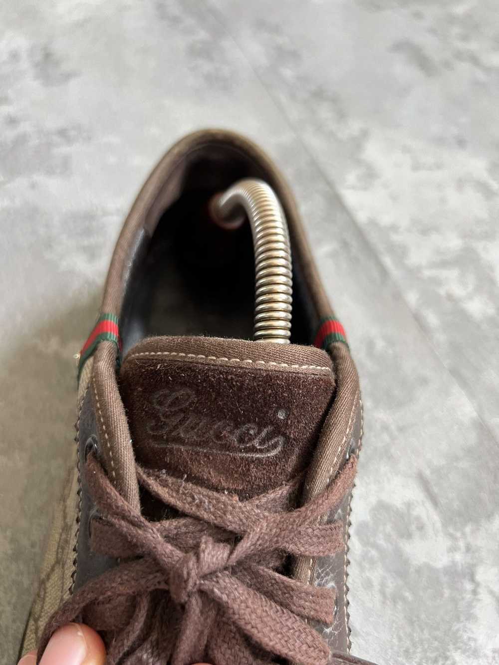 Gucci × Luxury × Vintage Gucci Low Top Sneakers B… - image 9