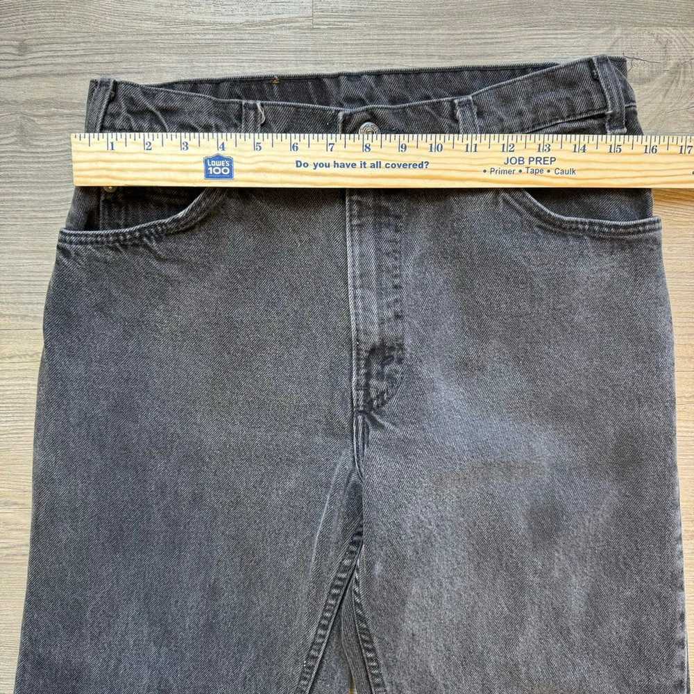 VTG Levi’s 505 Jeans Men’s 33 34 Fade Black Ridge… - image 6