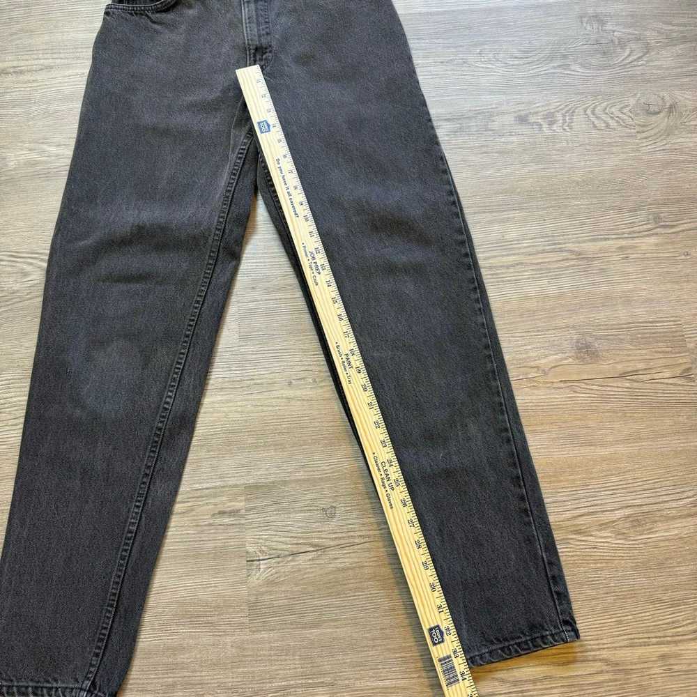 VTG Levi’s 505 Jeans Men’s 33 34 Fade Black Ridge… - image 7