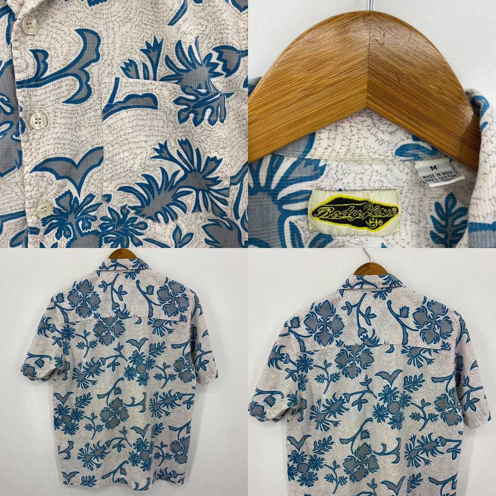Body Glove Body Glove Hawaiian Shirt Men's M Whit… - image 4