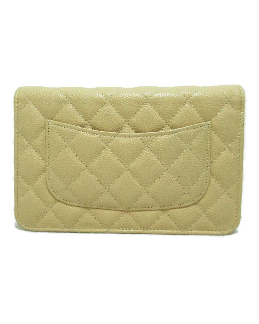 Chanel Beige Leather Shoulder Bag - image 3