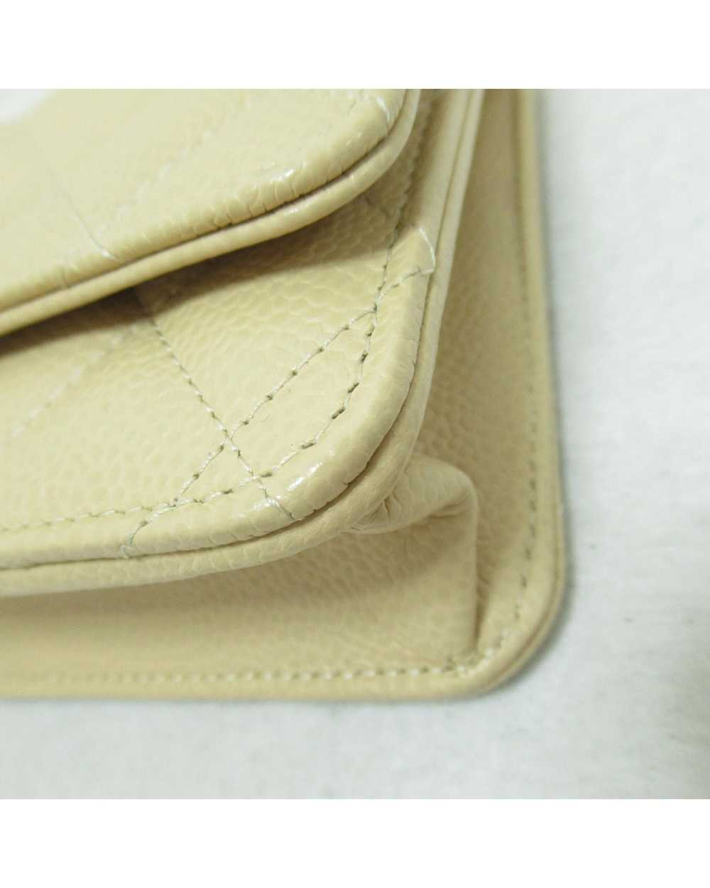 Chanel Beige Leather Shoulder Bag - image 6
