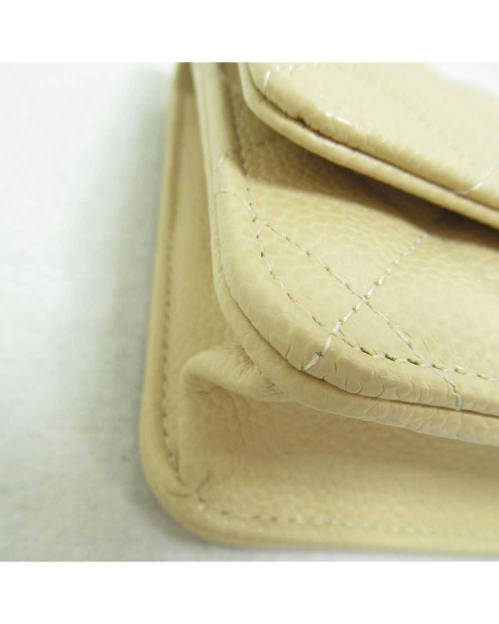 Chanel Beige Leather Shoulder Bag - image 7