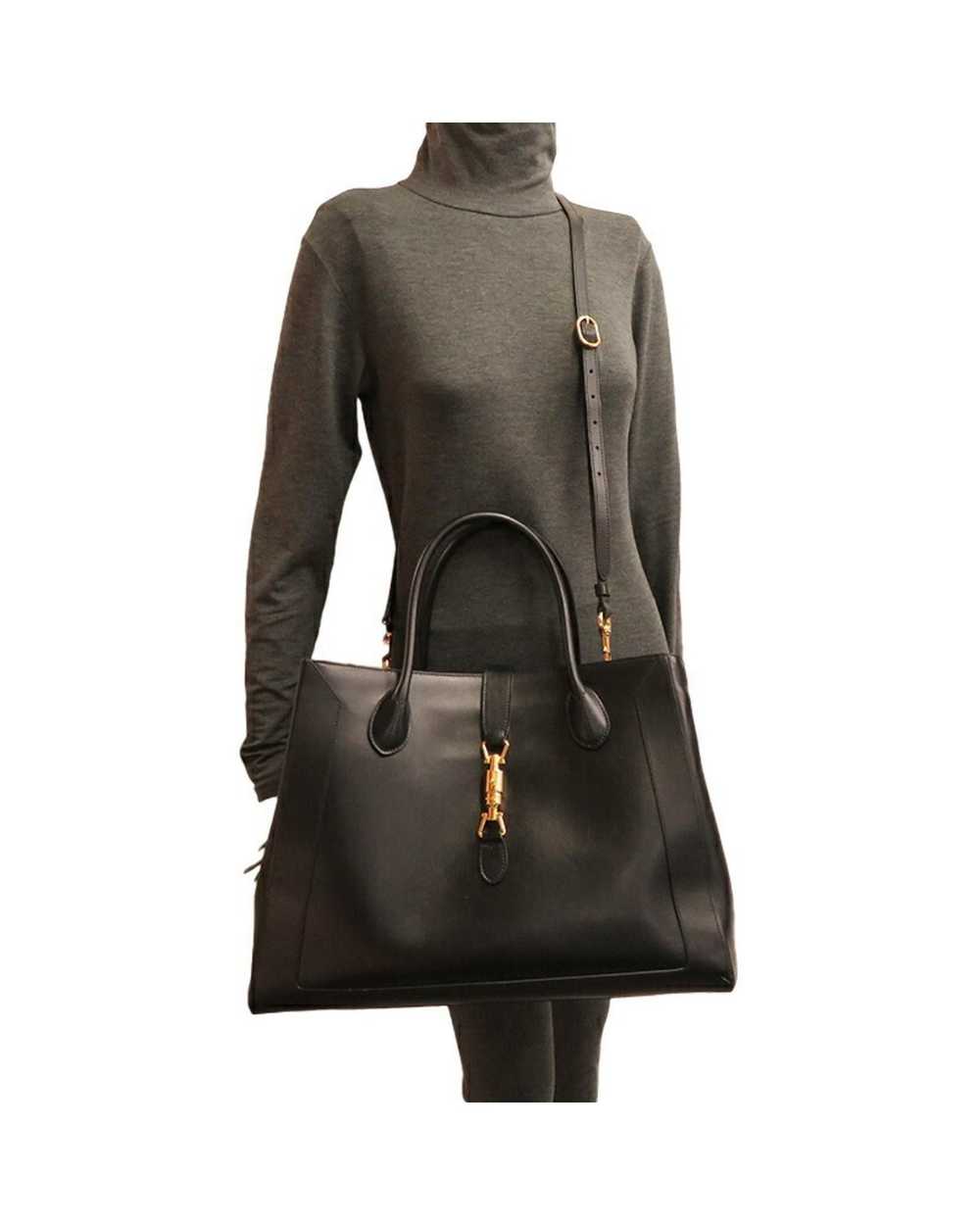 Gucci Timeless Black Leather Handbag - image 9