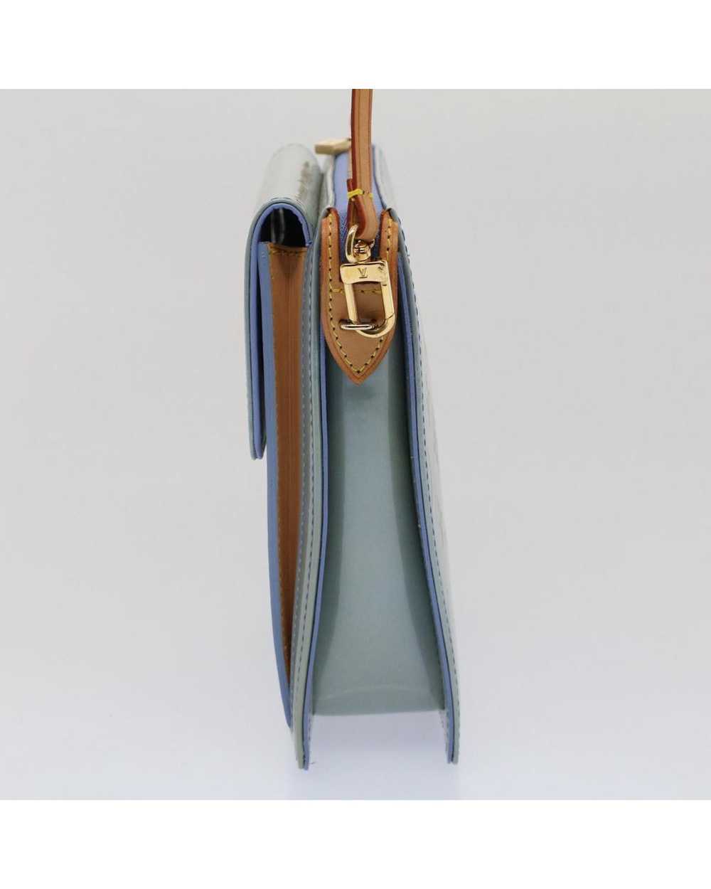 Louis Vuitton Elegant Grey Patent Leather Pouch - image 5