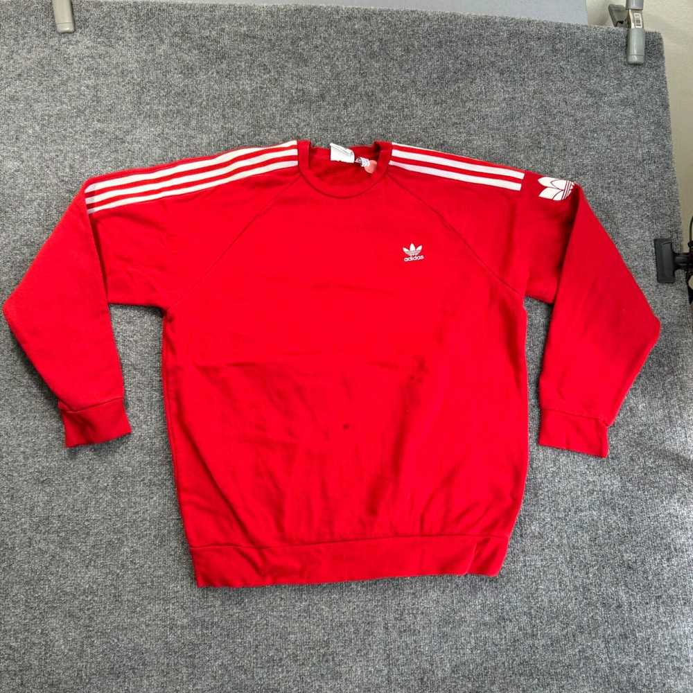 Adidas Adidas Sweatshirt Mens Large Pullover Red … - image 1