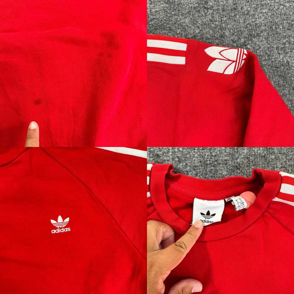 Adidas Adidas Sweatshirt Mens Large Pullover Red … - image 4