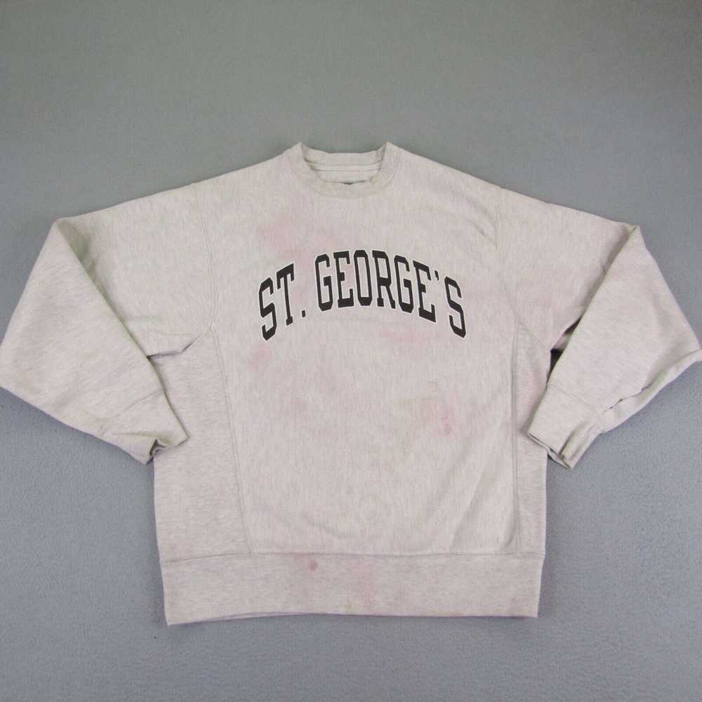Champion Vintage Champion Sweatshirt Mens Small G… - image 1