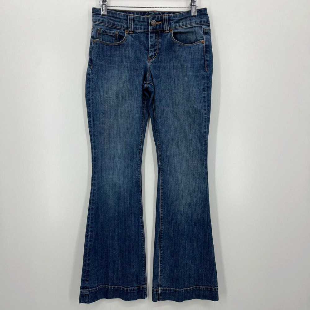 Vintage Seven7 Jeans Women's 28 Blue Sexy Flare L… - image 1