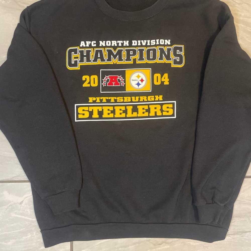 Vintage 2004 Pittsburgh Steelers Crewneck Sweatsh… - image 1