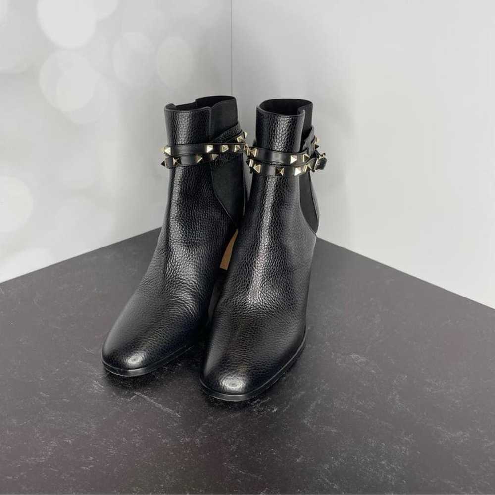 Valentino Garavani Rockstud leather boots - image 2