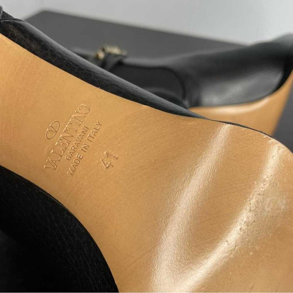 Valentino Garavani Rockstud leather boots - image 3