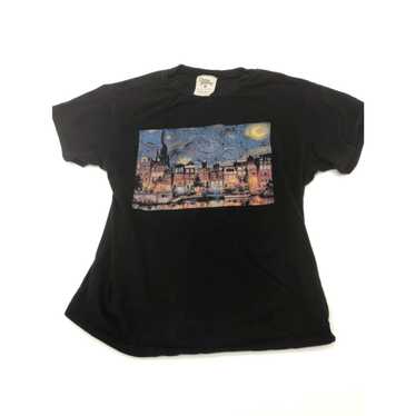 Vintage Dirtee Laundry T-Shirt Women Small Black.… - image 1