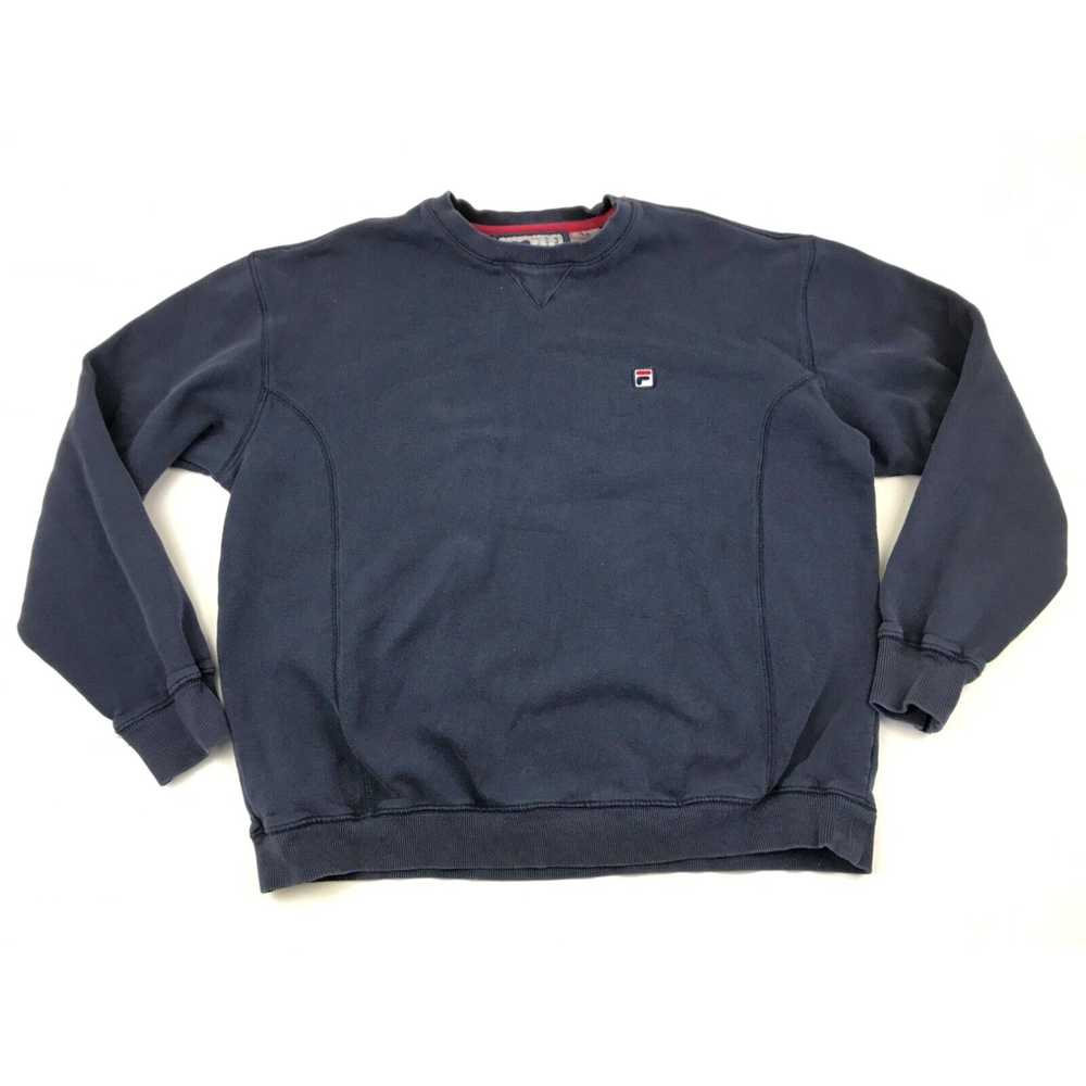 Fila Fila Sweater Size Medium M Blue Pullover Lon… - image 1