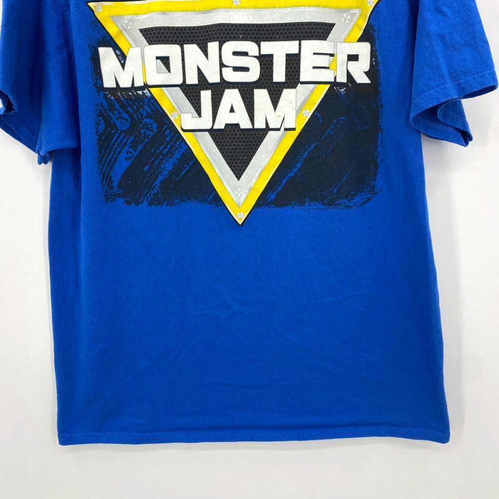 Delta Delta T-Shirt Men's L Blue Monster Jam Logo… - image 3