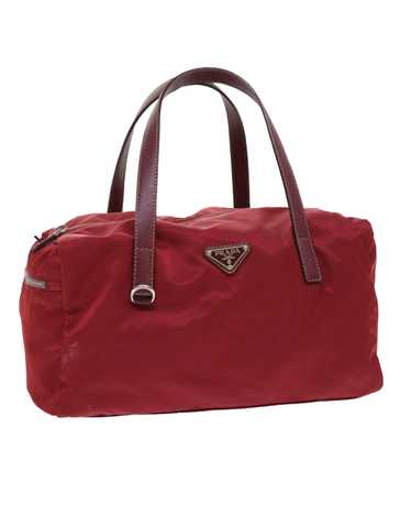 Prada Luxury Red Synthetic Shoulder Bag