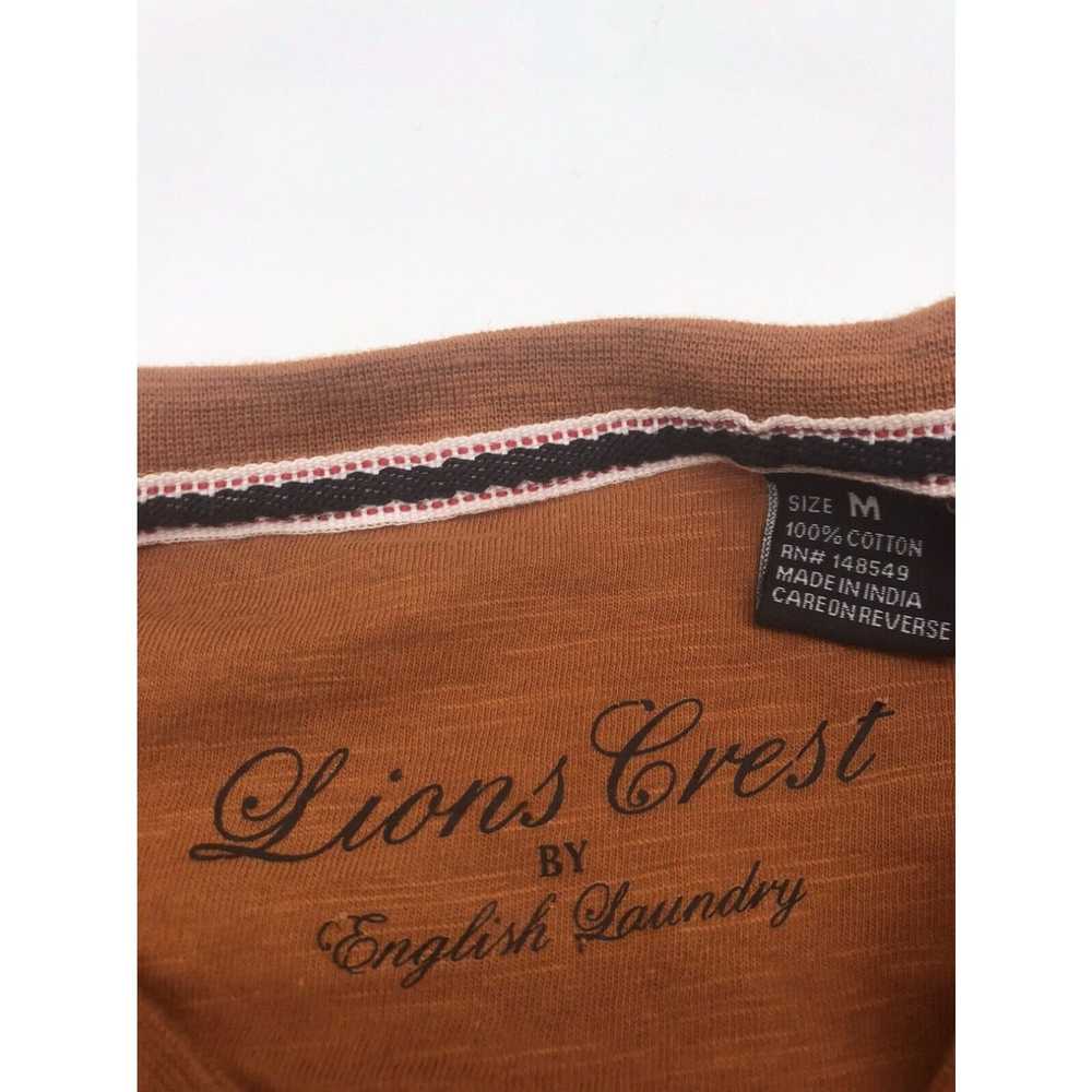 English Laundry Lions Crest Long Sleeve Shirt Men… - image 2