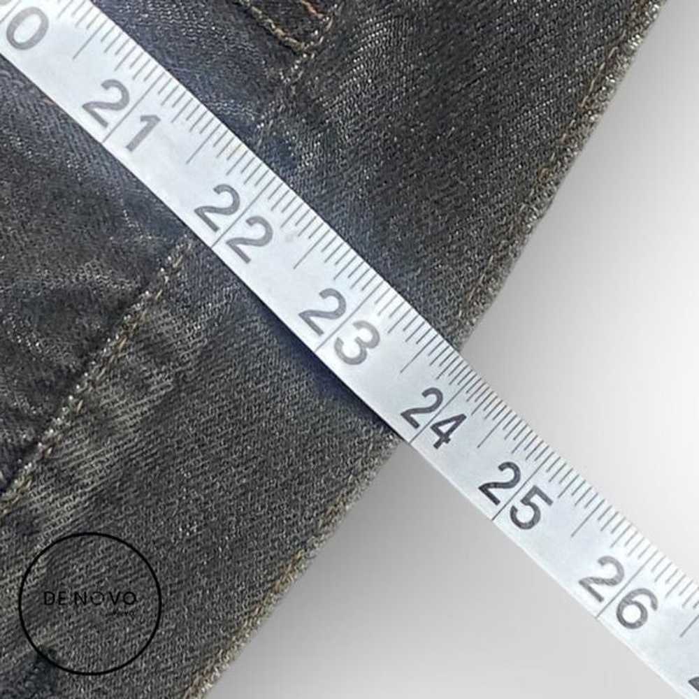Expressions Men’s Vintage Grey Denim Jacket Size … - image 5