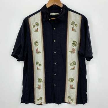 Vintage Batick Bay Hawaiian Shirt Men's L Multico… - image 1