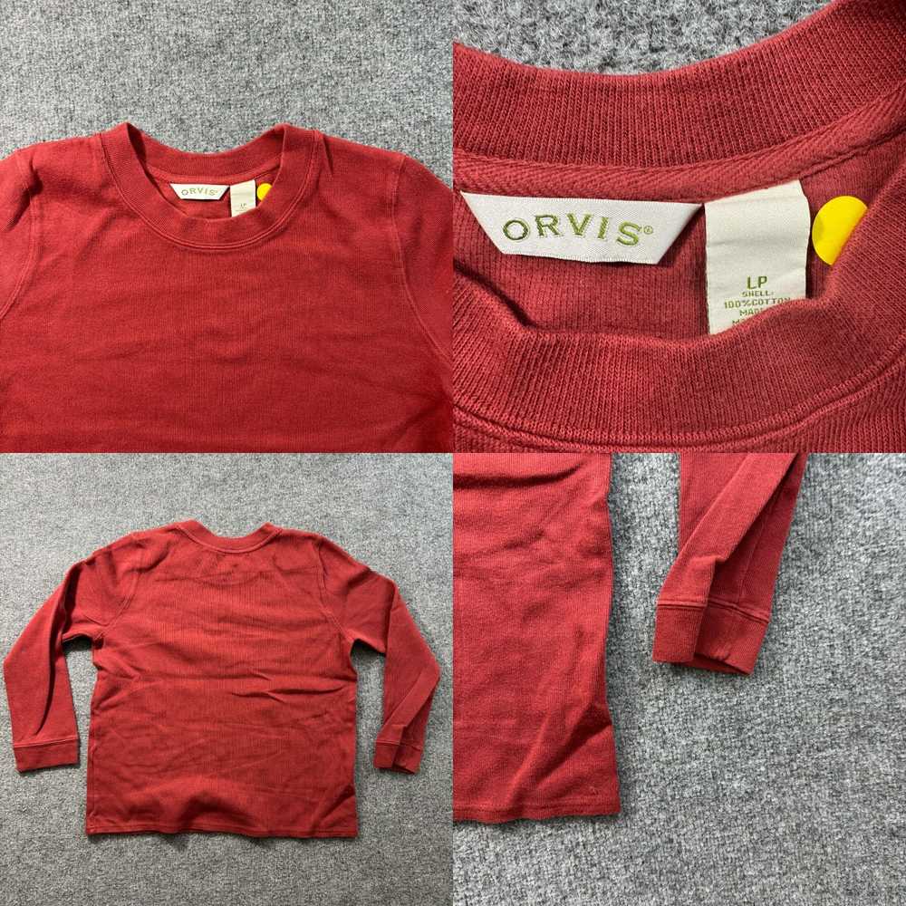 Orvis Orvis Shirt Womens Large Petite Red Ribbed … - image 4