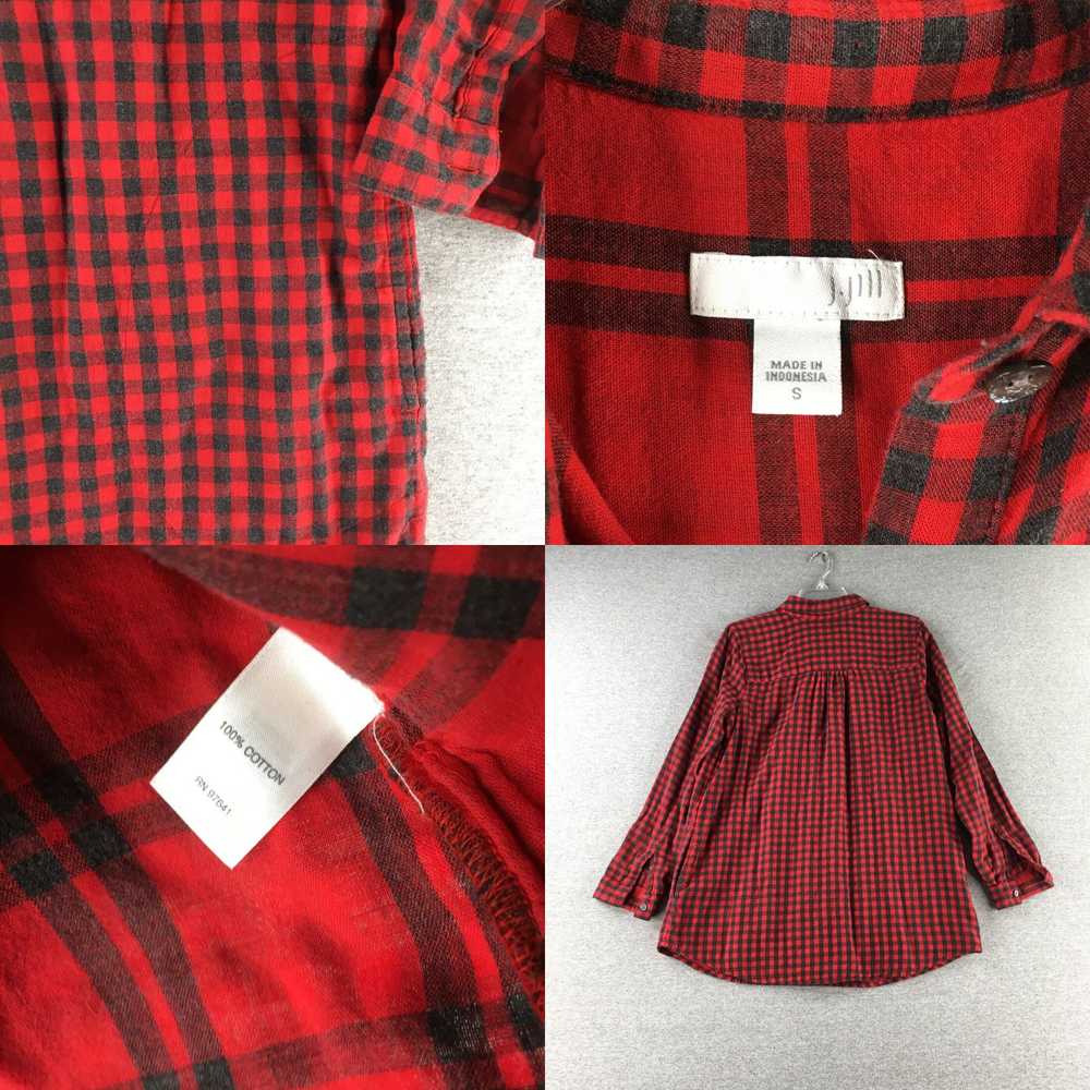 Vintage J Jill Shirt Womens Small Top Flannel Pla… - image 4
